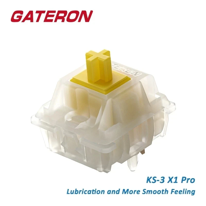 Keyboard Lube Kit - Gateron Milky Pro Yellow Red Switches