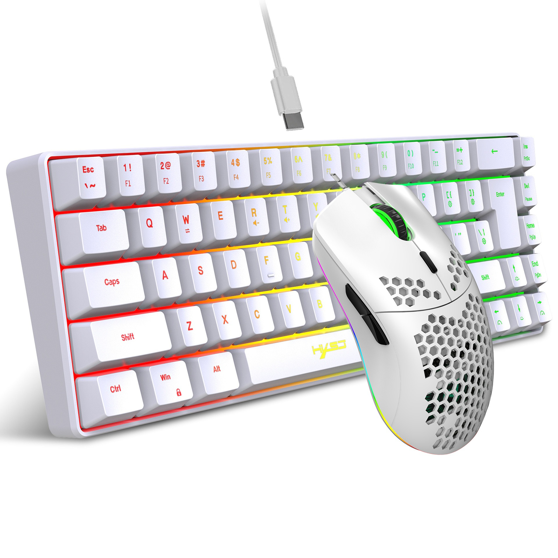 Gaming Keyboard Extension - Keyboard and mouse 68key wired membrane