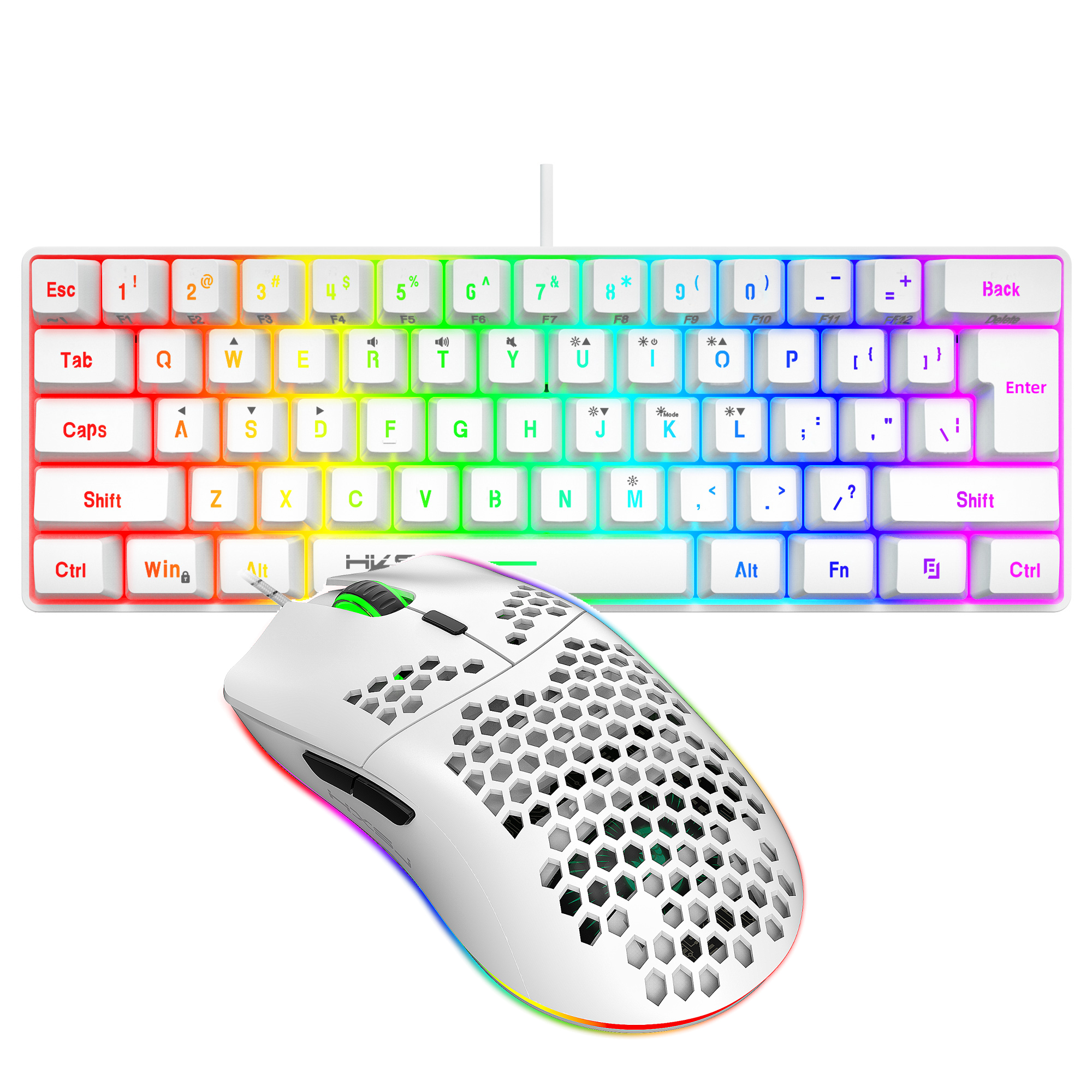 Gaming Keyboard And Mouse Combo - Hot selling HXSJ 61 keys V700