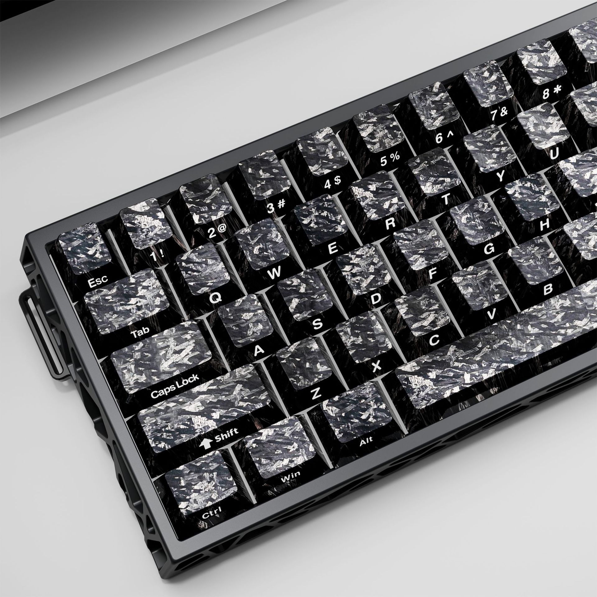 Gaming Keyboard Magnetic Switches - 2026 New Carbon Fiber Texture Keycaps