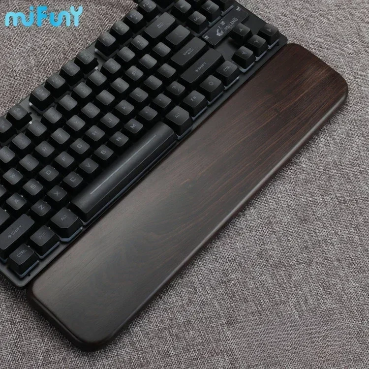 Wrist Rest Wood - Mifuny Solid Rosewood HandRest Greenwood Custom