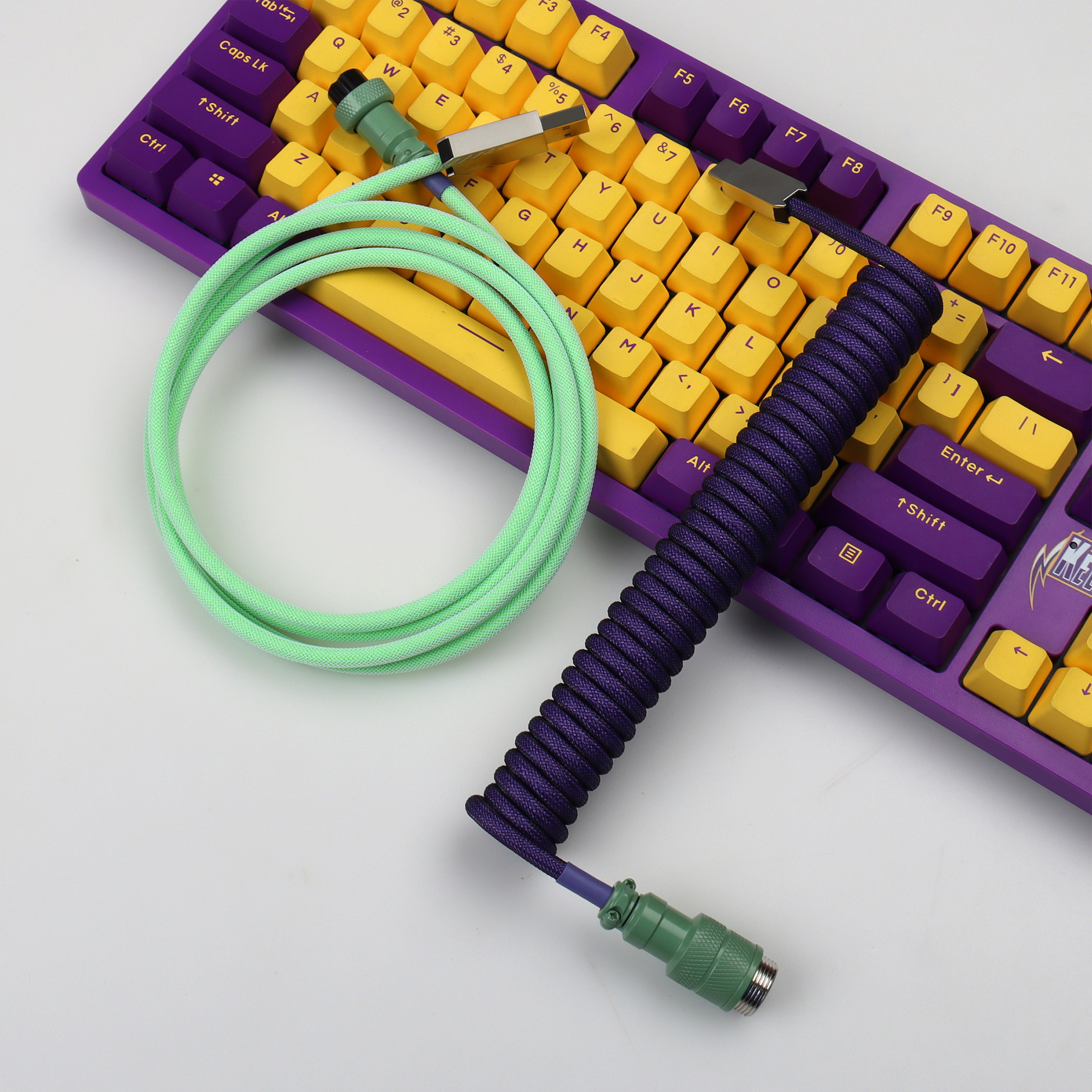 Gaming Keyboard Types - 【LANO】GX16 5-pin aviator connector Detachable Metal