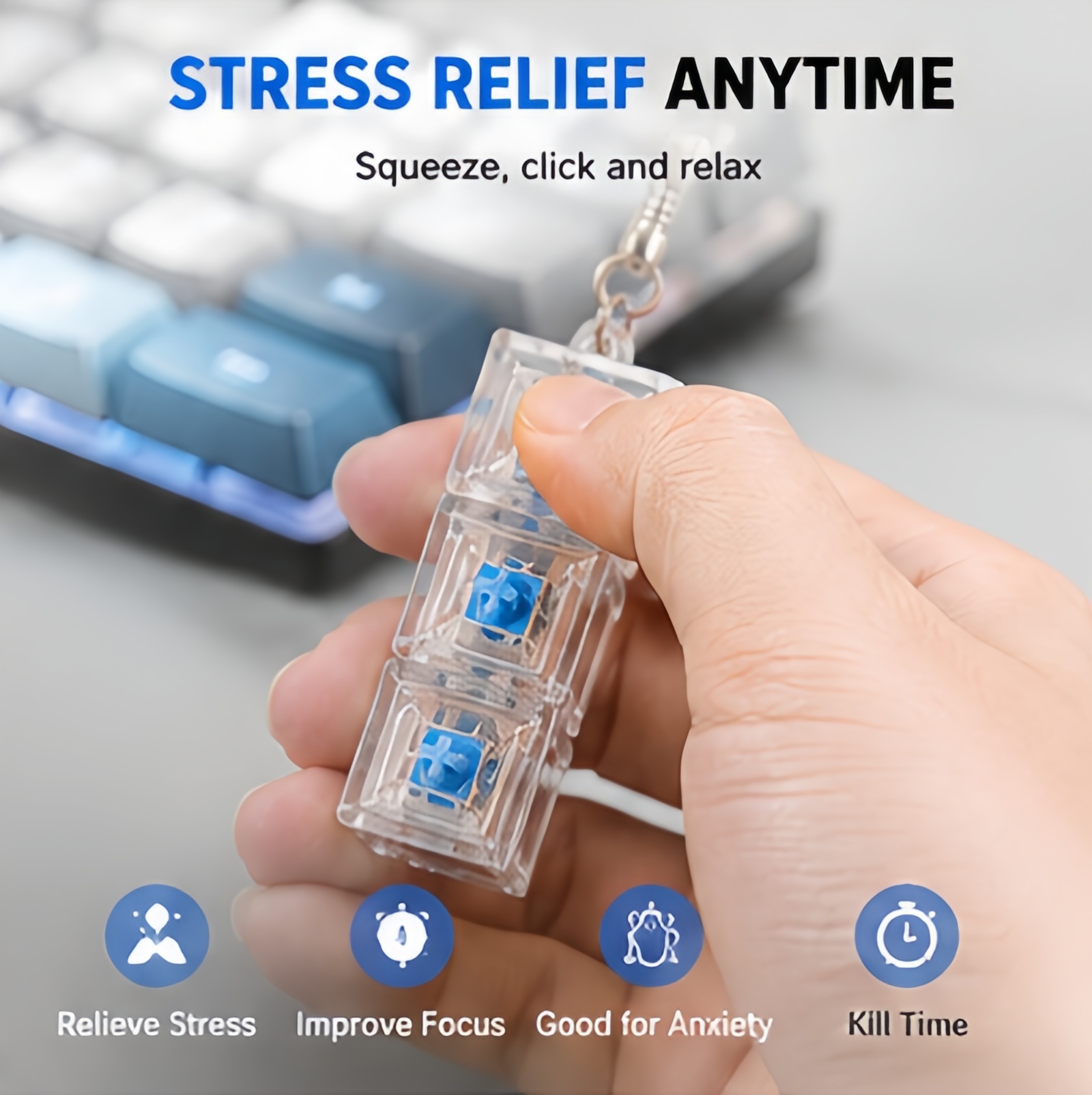 Mechanical Switch Tester - Mechanical Switch Tester Keychain – Click