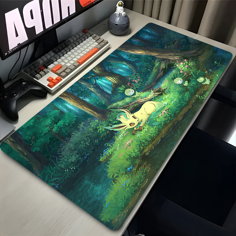 Gaming Keyboard High Ground - Mouse Pad Gamer P-pokemon Leafeon Large
