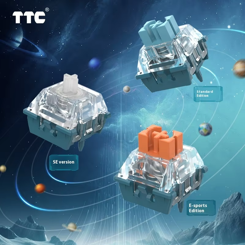Gaming Keyboard Half - TTC Uranus Magnetic Switch E-SPORT and