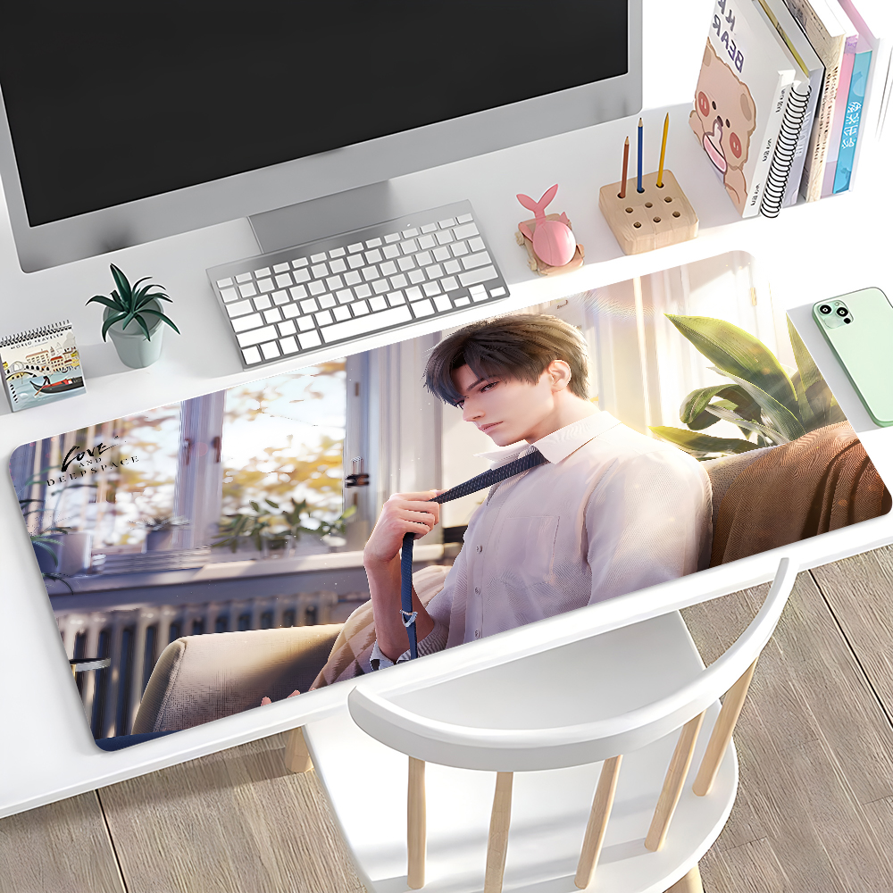 Gaming Keyboard Mouse - Game Love And Deepspace Mousepad Large