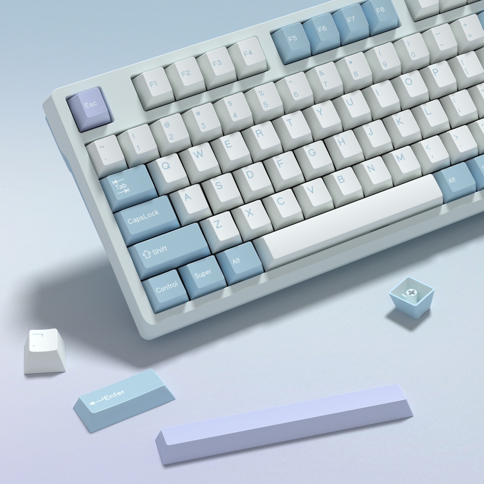 Gaming Keyboard Number Pad - KBDiy GMK Illusion Keycap Cherry Profile