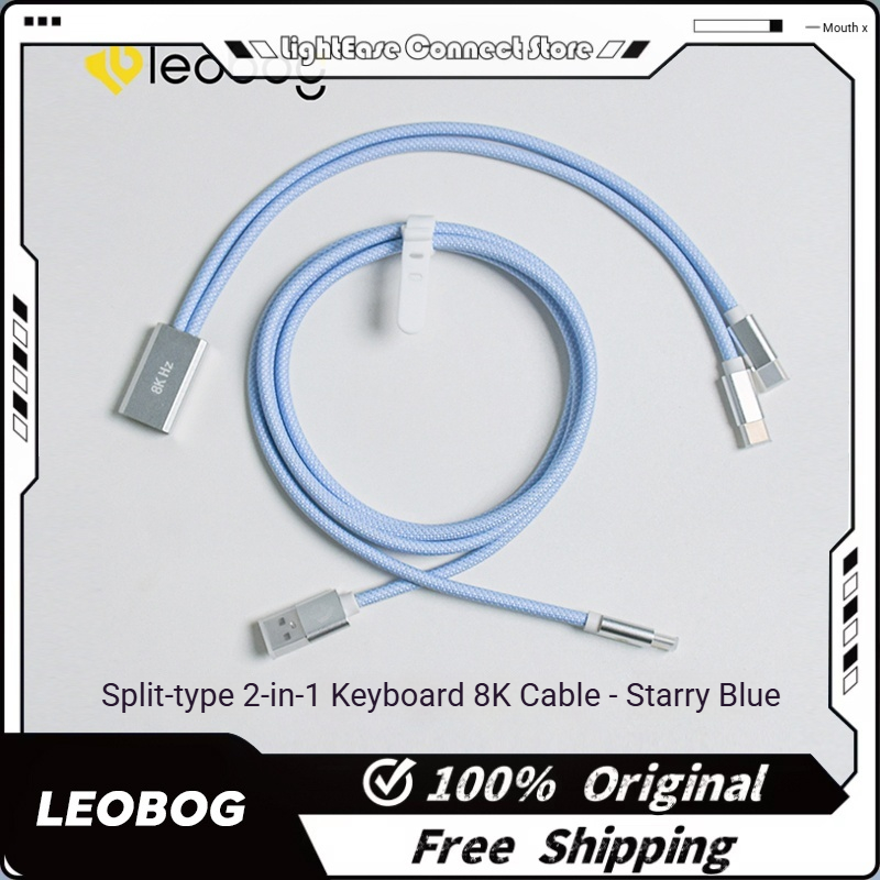 Gaming Keyboard Ergo - LEOBOG Mechanical Keyboard Cable 8K Hz