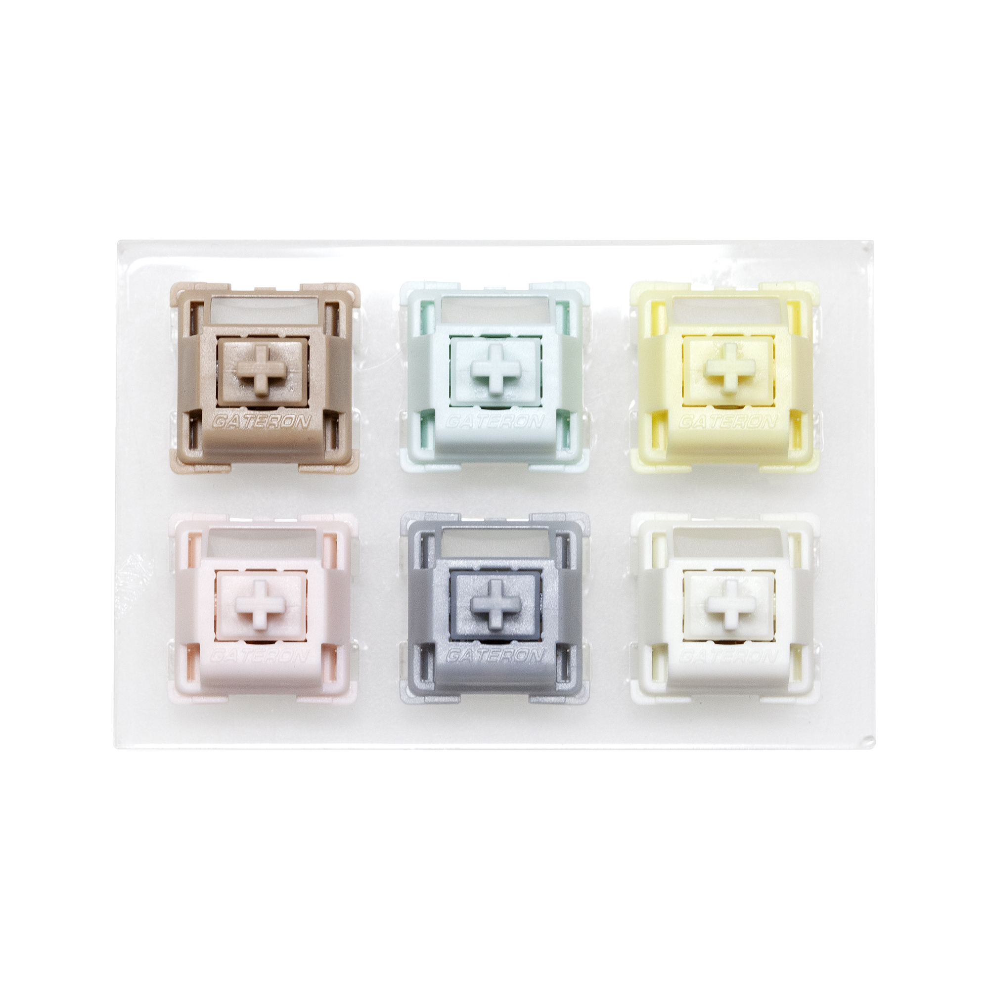Mechanical Switch Tester - 6 Gateron Smoothie switch tester switches