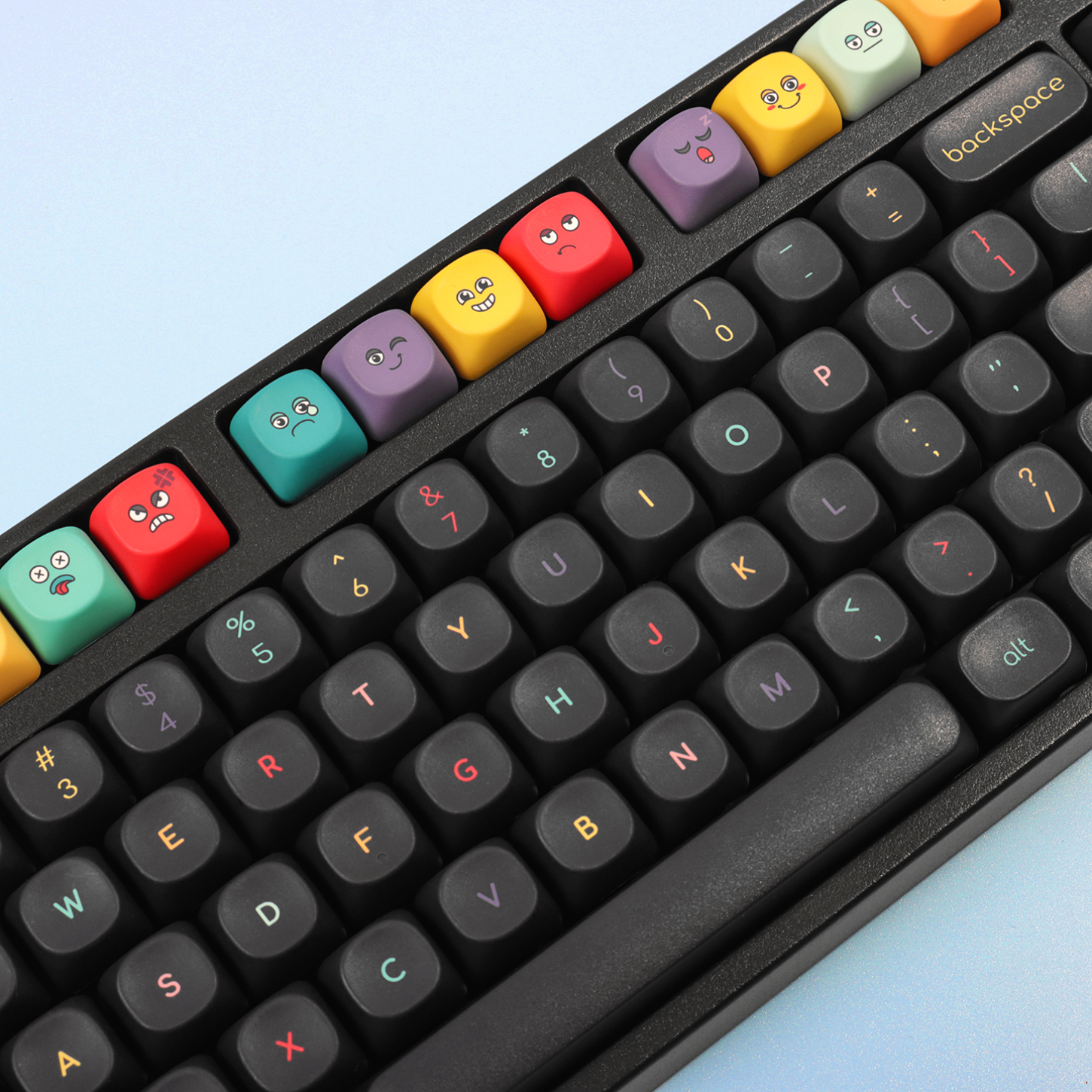 Cartoon, Colored Emoji MOA Key - đánh giá và giá Gaming Keyboard Emoji