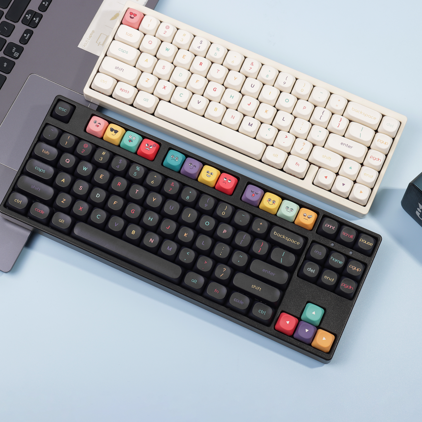 Cartoon, Colored Emoji MOA Key - đánh giá và giá Gaming Keyboard Emoji