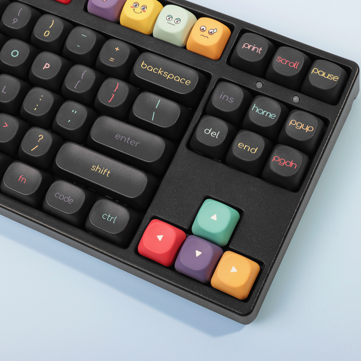 Cartoon, Colored Emoji MOA Key - đánh giá và giá Gaming Keyboard Emoji