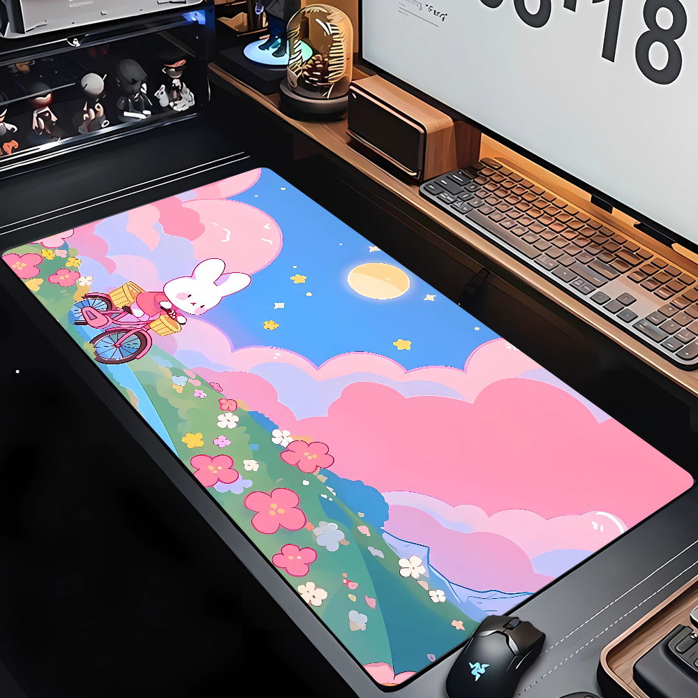 Cute Rabbit Cartoon Silicone S - đánh giá và giá Gaming Keyboard Mouse
