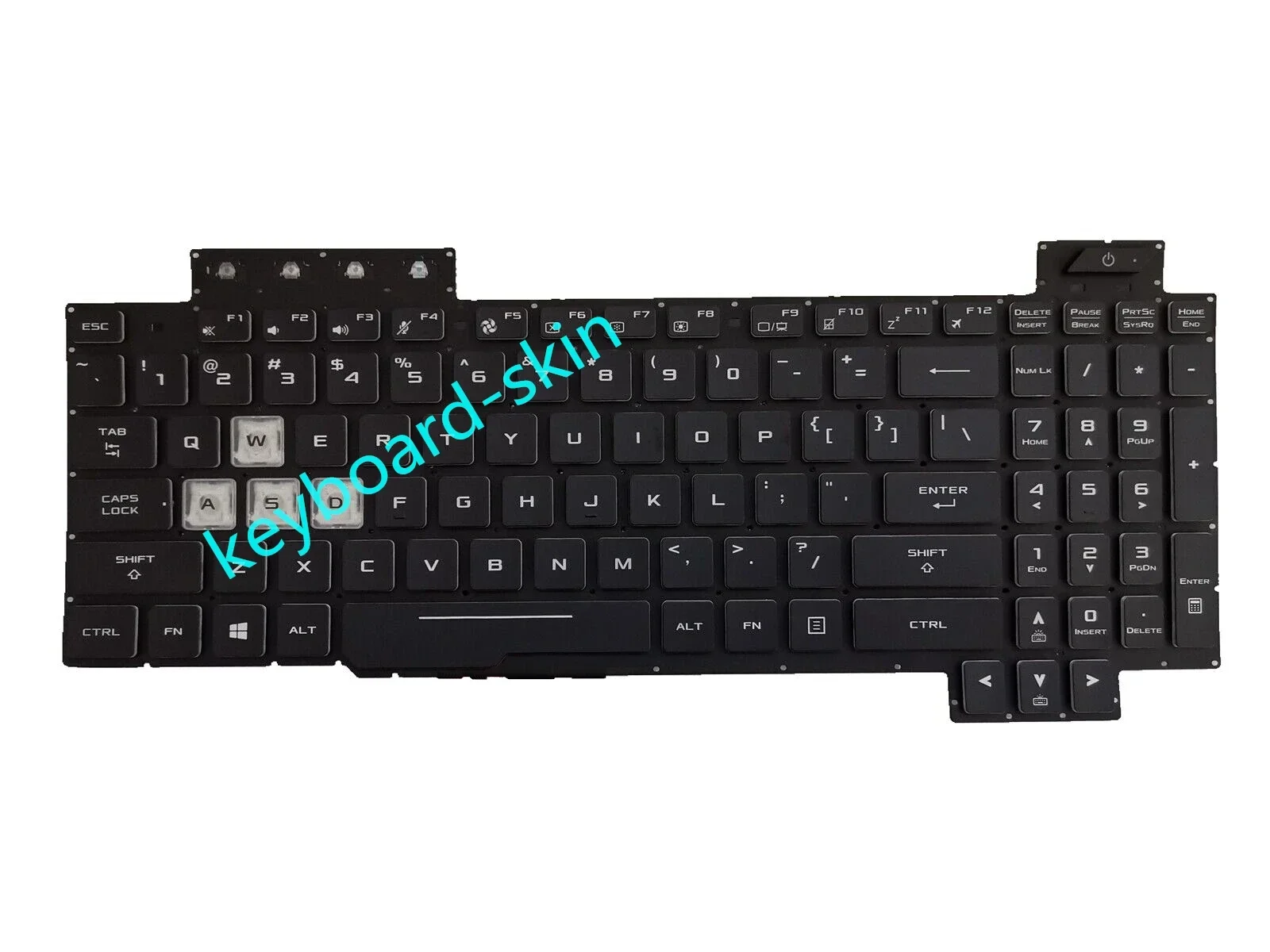 New US RGB colorful Backlit Ke - đánh giá và giá Gaming Keyboard Asus