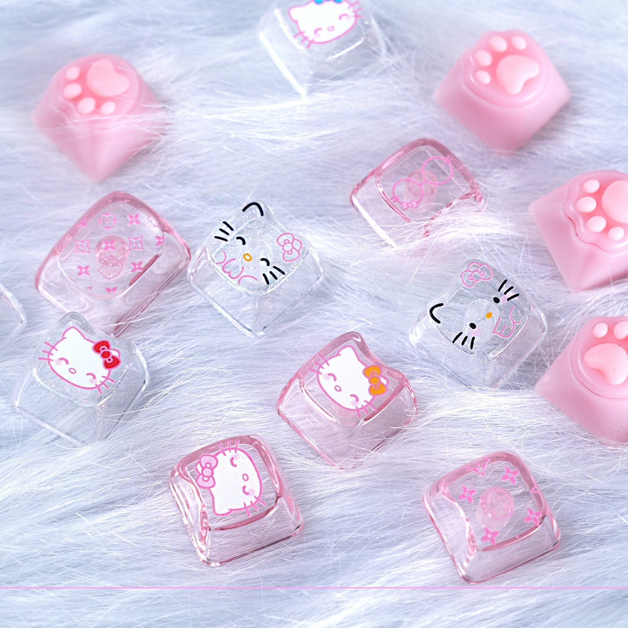 Anime Sanrio Hello Kitty Trans - đánh giá và giá Gaming Keyboard Magnetic Switches