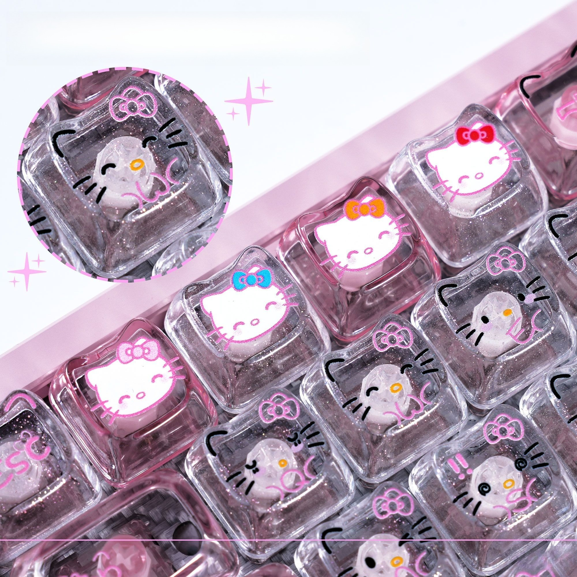 Anime Sanrio Hello Kitty Trans - đánh giá và giá Gaming Keyboard Magnetic Switches