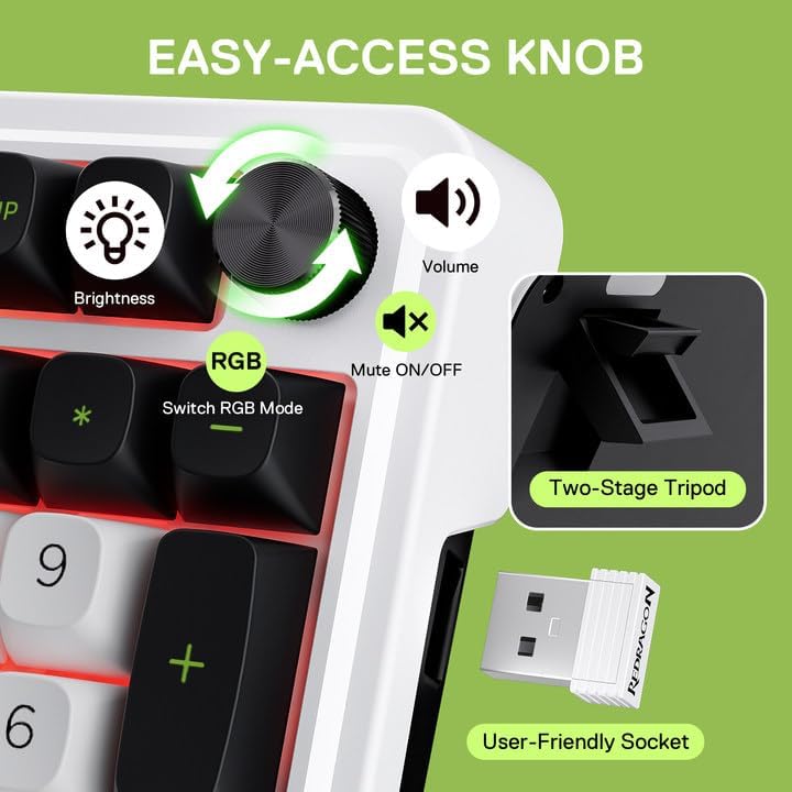 Redragon K686 PRO 98 Keys Wire - đánh giá và giá Gaming Keyboard No Noise