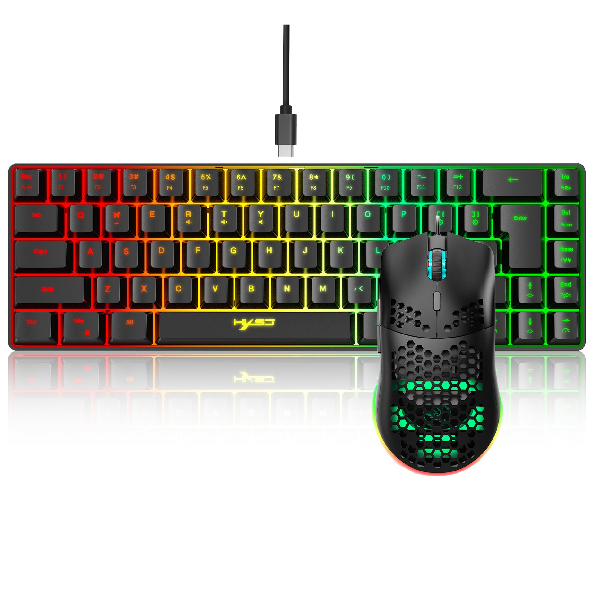 Keyboard and mouse 68key wired - đánh giá và giá Gaming Keyboard Extension