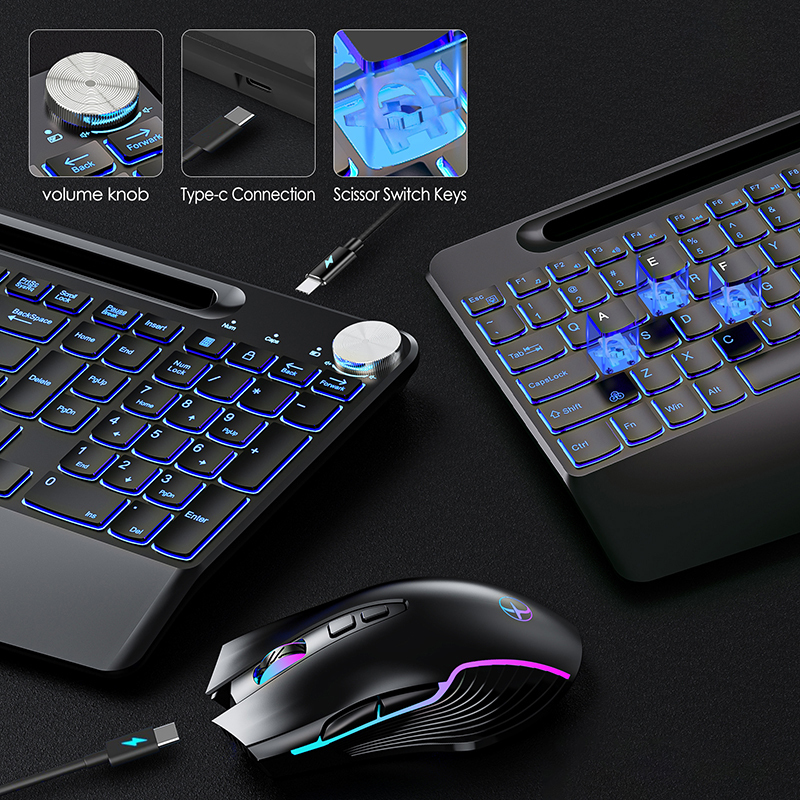 2.4G&Type-C Wireless Keyboard  - đánh giá và giá Gaming Keyboard And Mouse Combo