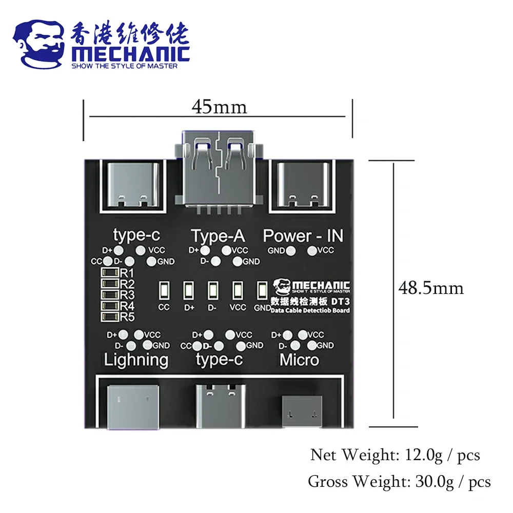 MECHANIC DT3 Data Cable Detect - đánh giá và giá Mechanical Switch Tester