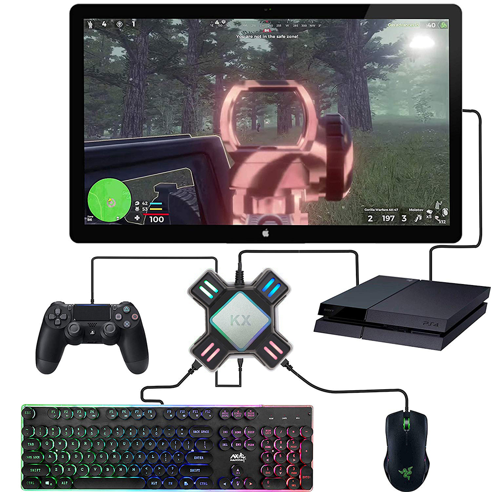 KX Adapter For PS4 Controller  - đánh giá và giá Gaming Keyboard And Mouse For Xbox