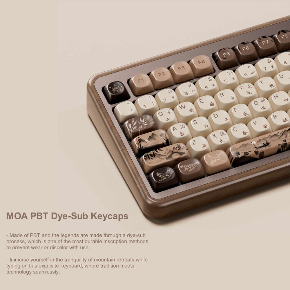 Akko MU02 75% Mountain Seclusi - đánh giá và giá Gaming Keyboard Half