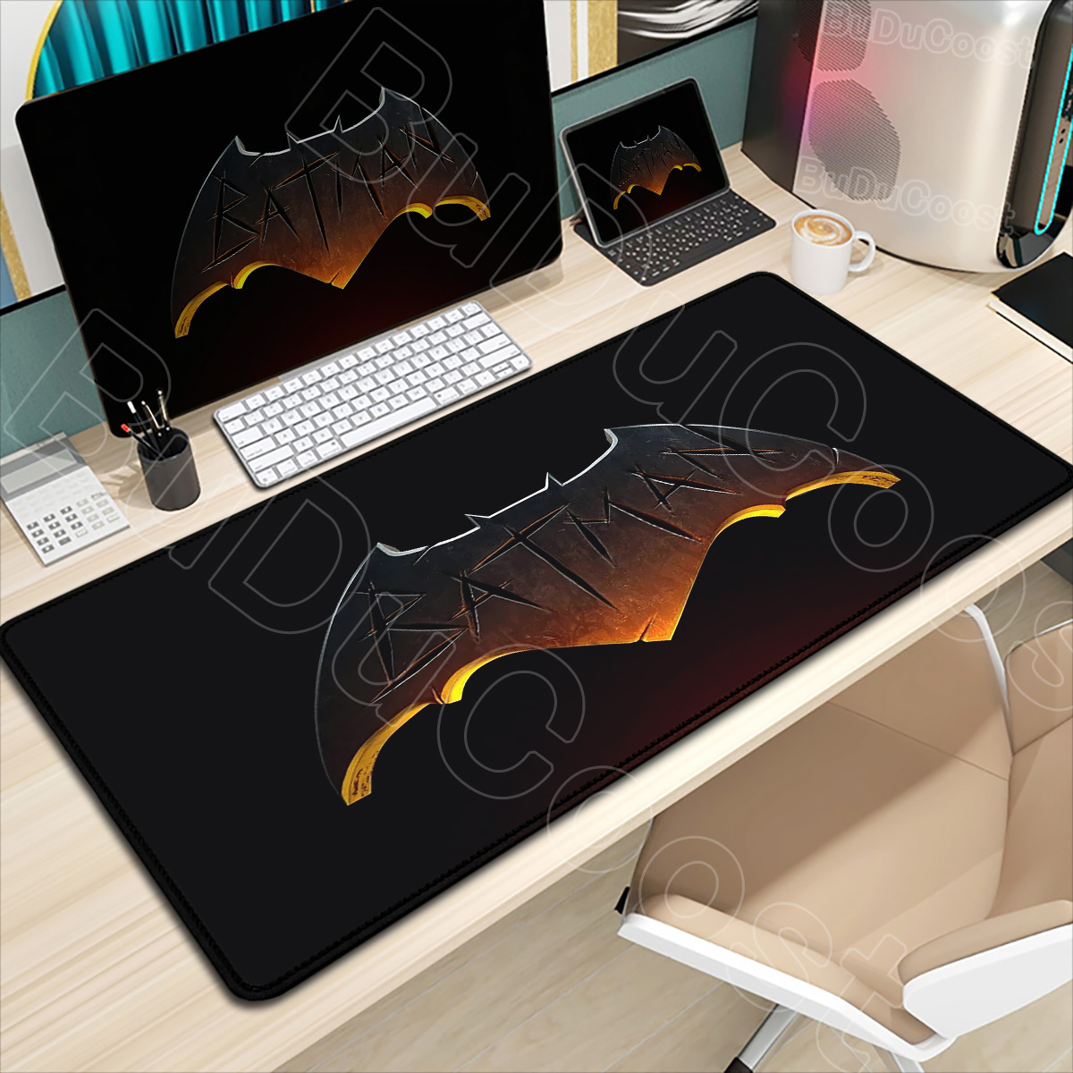 B-Batman Mouse Pad HD Large Ga - đánh giá và giá Gaming Keyboard High Ground
