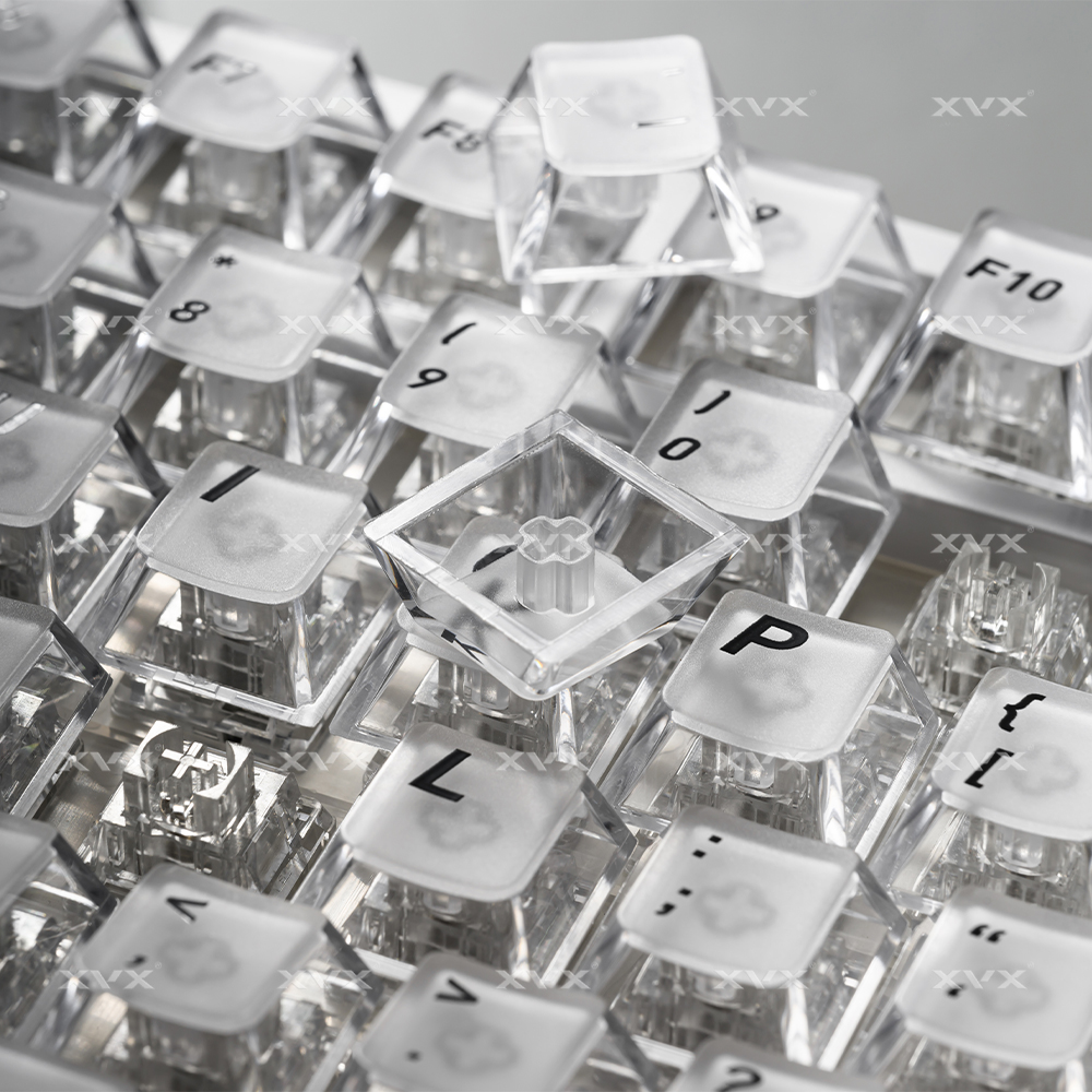 XVX Crystal Transparent Keycap - đánh giá và giá Gaming Keyboard Ergo
