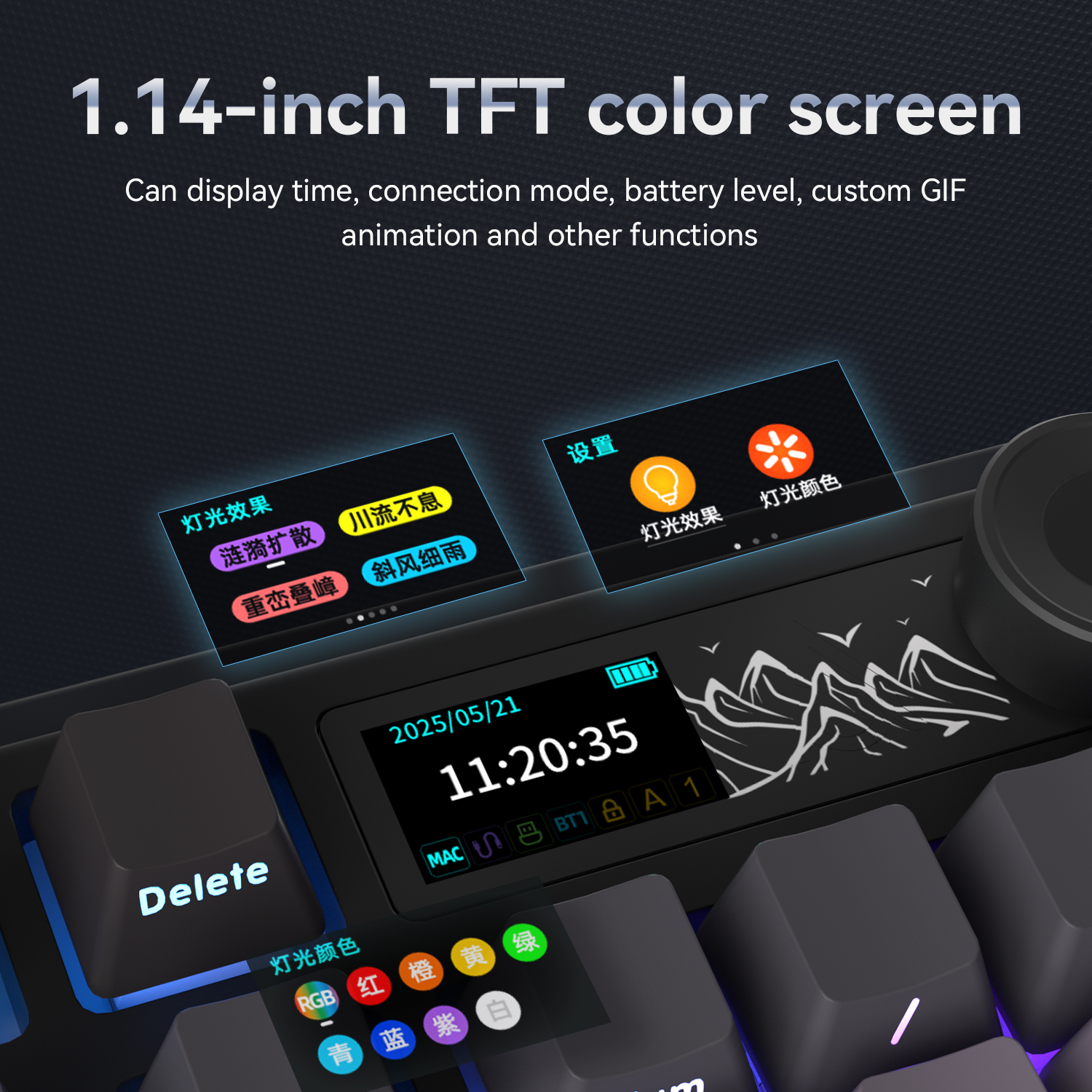 AJAZZ AK980 V2 Three-mode Wire - đánh giá và giá Gaming Keyboard No Noise