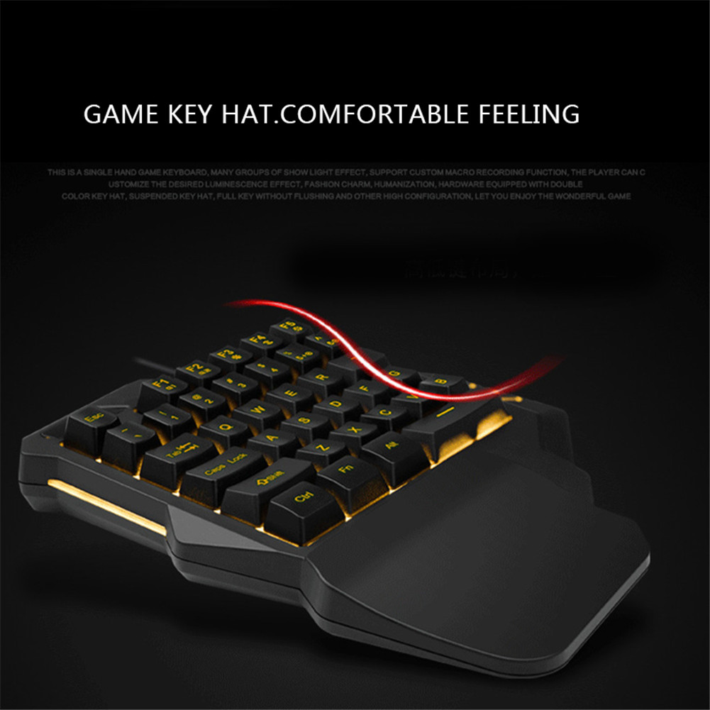 One Hand Gaming Keyboard Half  - đánh giá và giá Gaming Keyboard Half