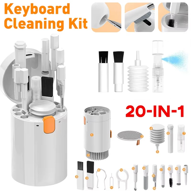 20 In 1 Cleaner Kit Multifunct - đánh giá và giá Keycap Puller Ring