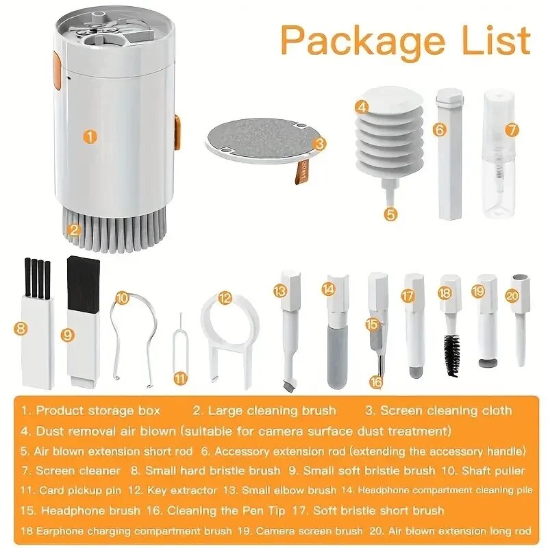 20 In 1 Cleaner Kit Multifunct - đánh giá và giá Keycap Puller Ring