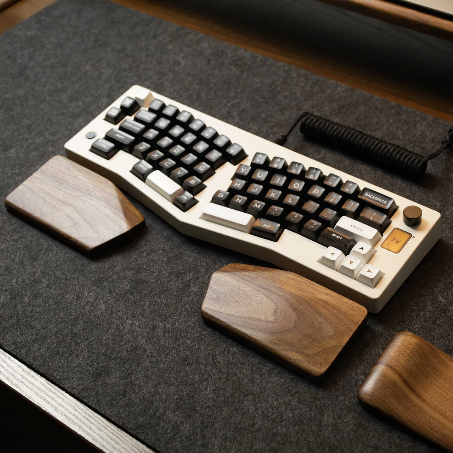 Split Keyboard Hand Rest Origi - đánh giá và giá Wrist Rest Wood