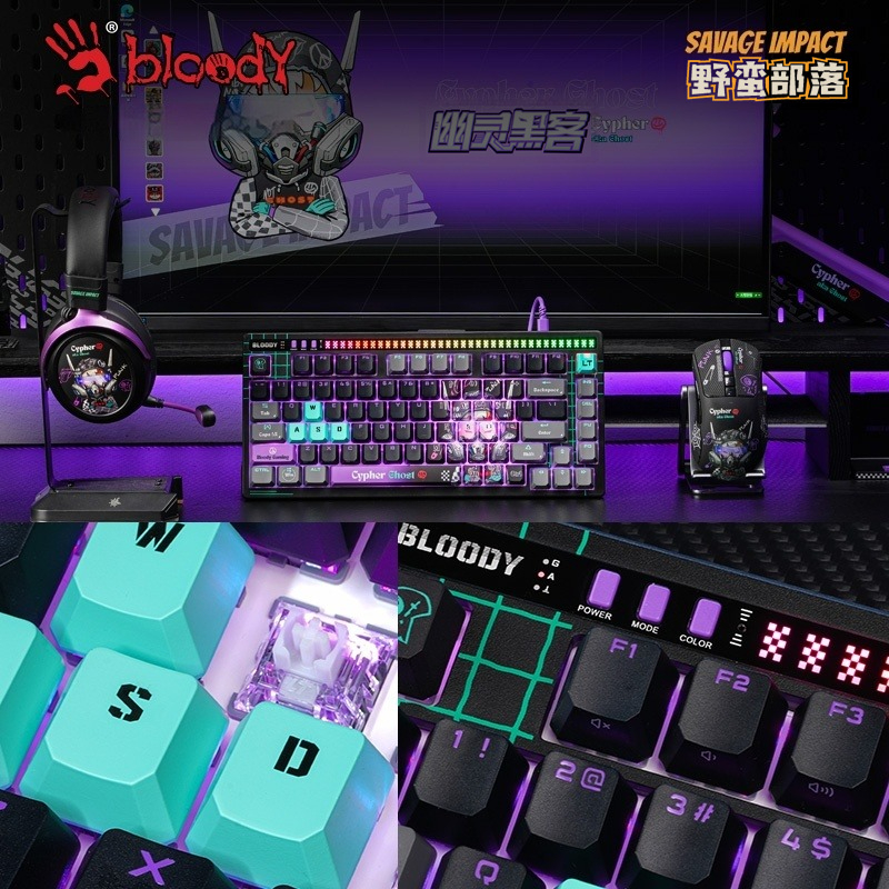 A4Tech AT75 Mechanical Keyboar - đánh giá và giá Gaming Keyboard No Noise