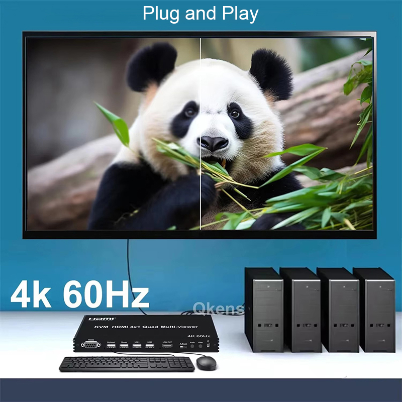 4K 60Hz HDMI Multiviewer 4x1 U - đánh giá và giá Gaming Keyboard And Mouse For Xbox