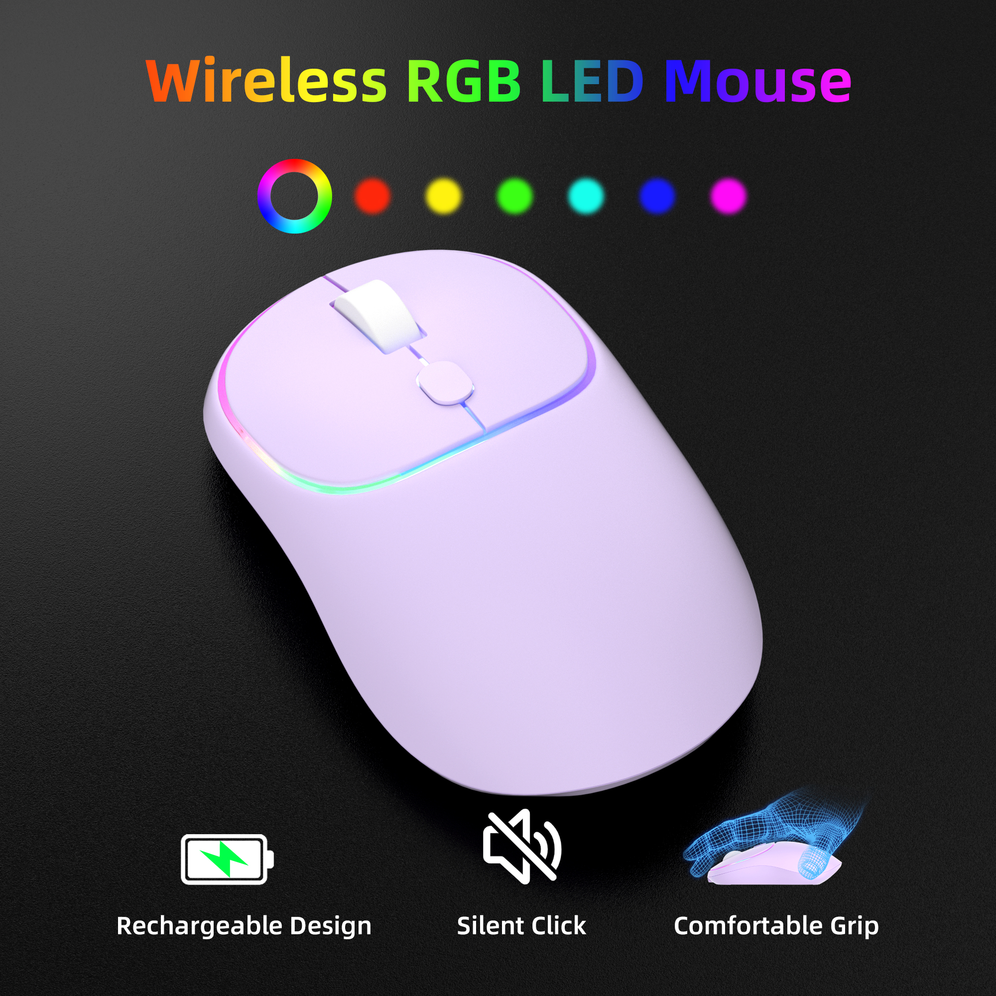 MageGee V550 Wireless Gaming K - đánh giá và giá Keyboard Gaming Transparent