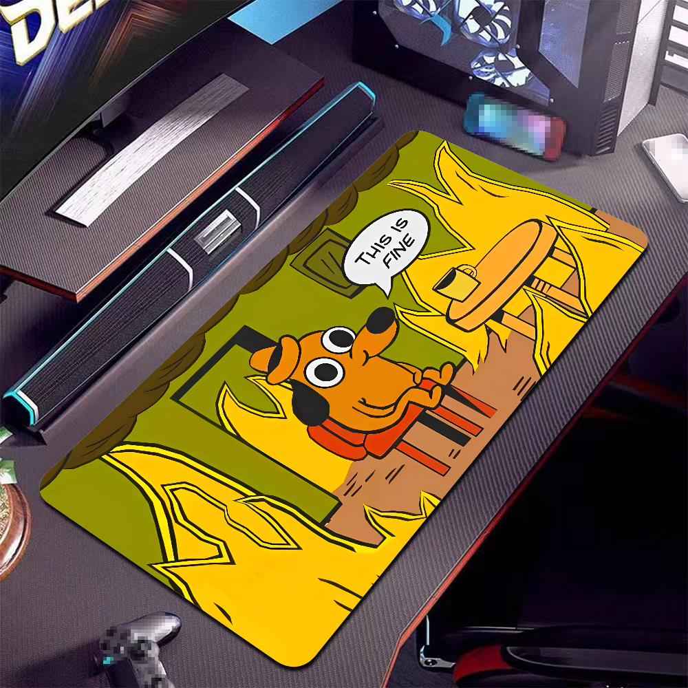 This Is Fine Dog Dachshund Mou - đánh giá và giá Gaming Keyboard Mouse