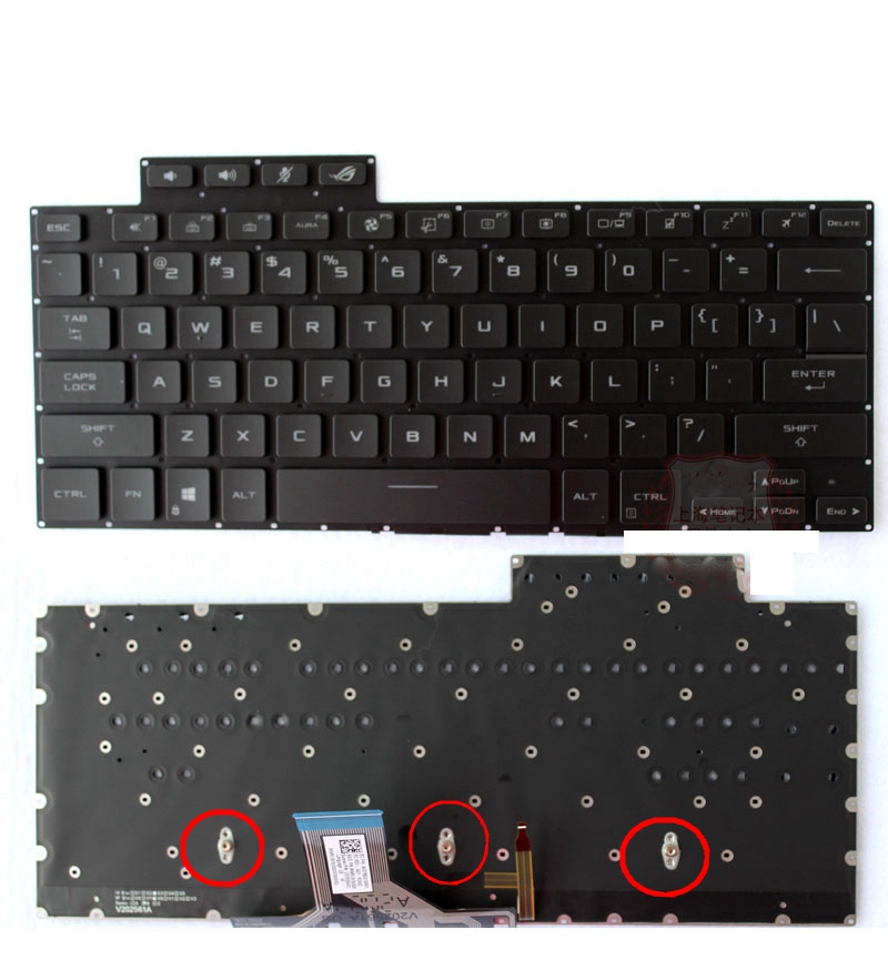 New US Backlit Keyboard for AS - đánh giá và giá Gaming Keyboard Asus