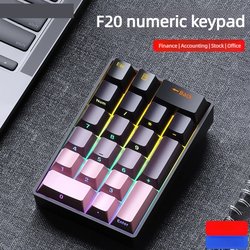 F20 20 Keys Pad Mechanical Num - đánh giá và giá Gaming Keyboard Number Pad