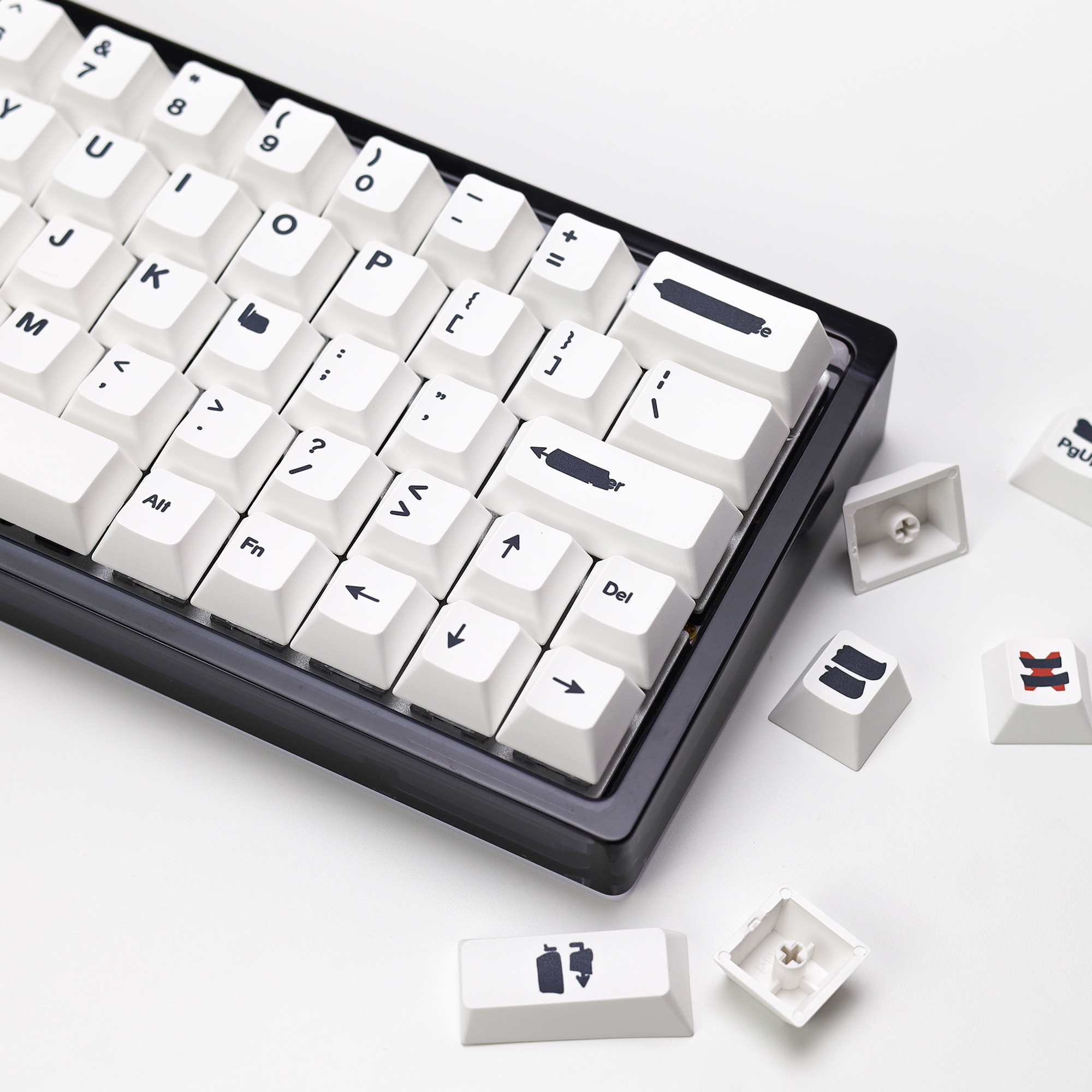 KBDiy Retro GMK Redacted Keyca - đánh giá và giá Gaming Keyboard Number Pad