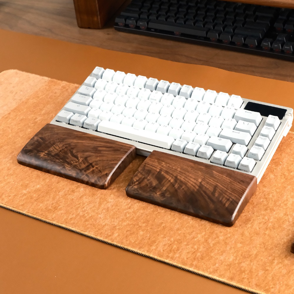 Black Walnut Spilt Plam Rest G - đánh giá và giá Wrist Rest Wood