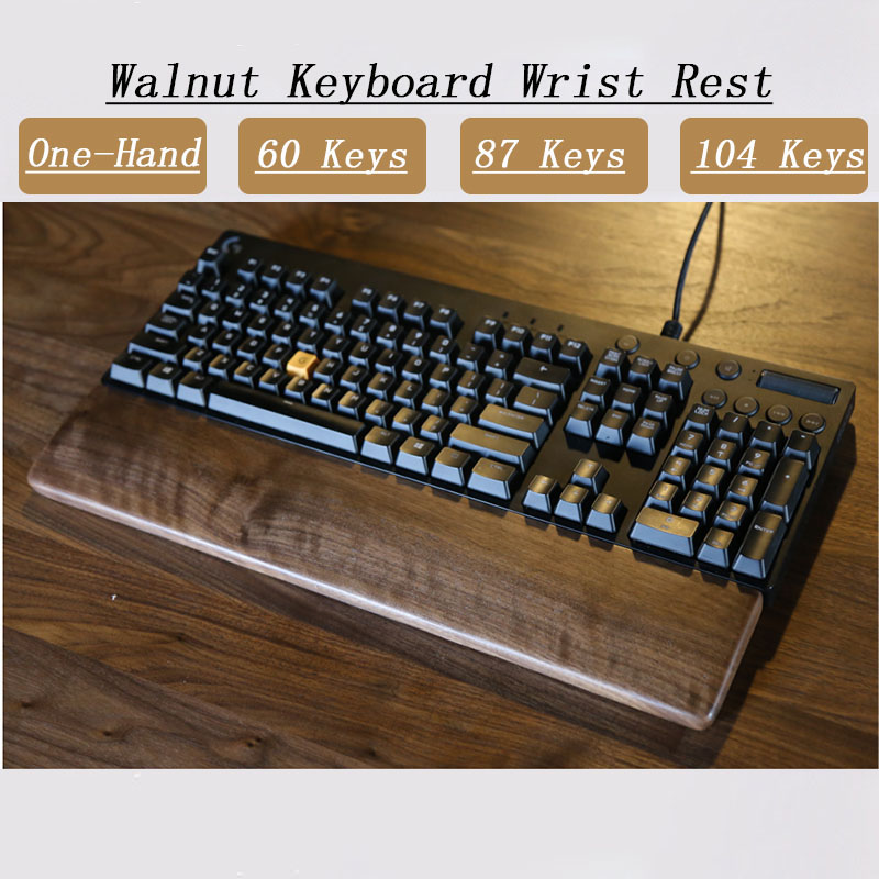 One-Hand Oak Walnut Wooden Key - đánh giá và giá Gaming Keyboard Number Pad