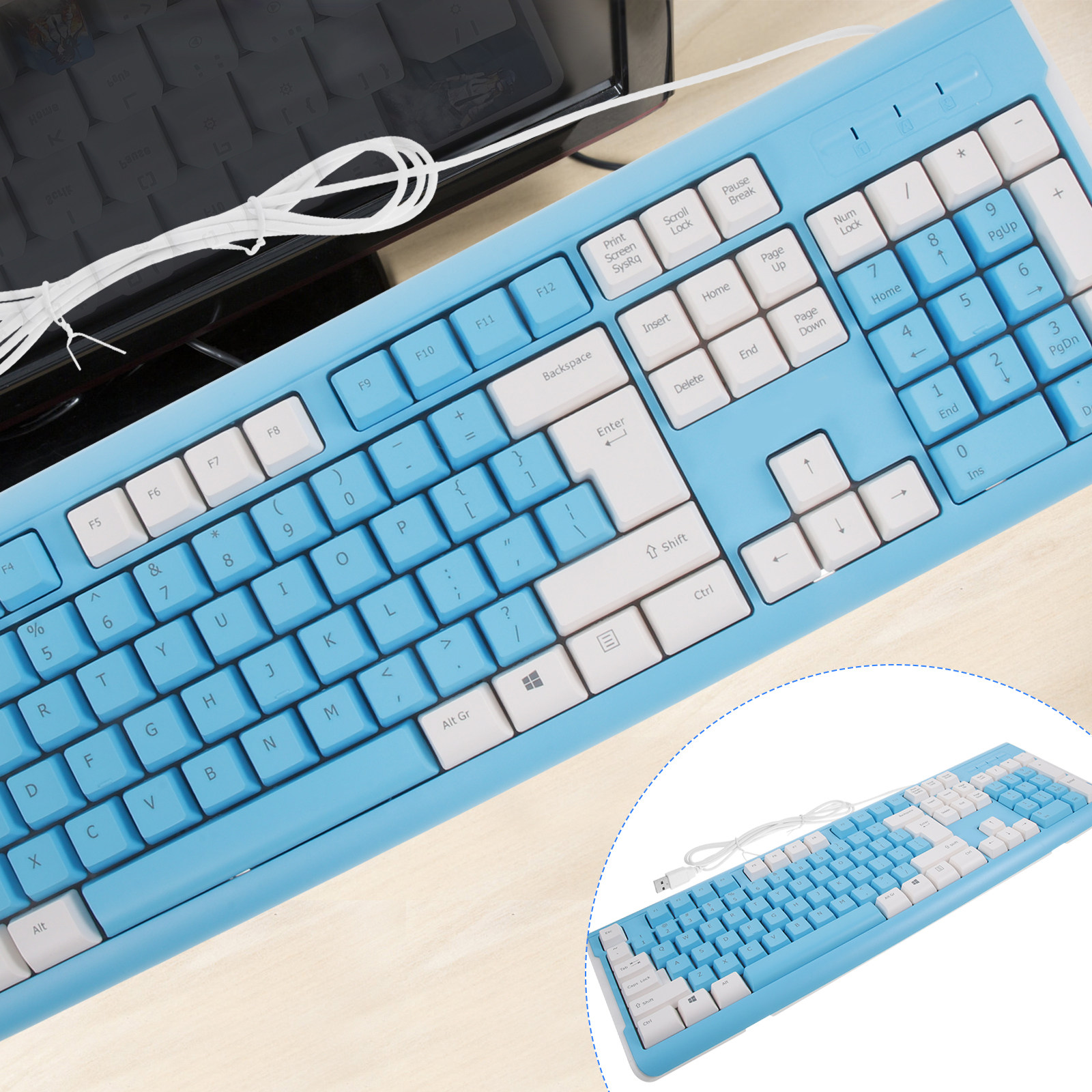 Premium ABS USB Gaming Keyboar - đánh giá và giá Gaming Keyboard Number Pad