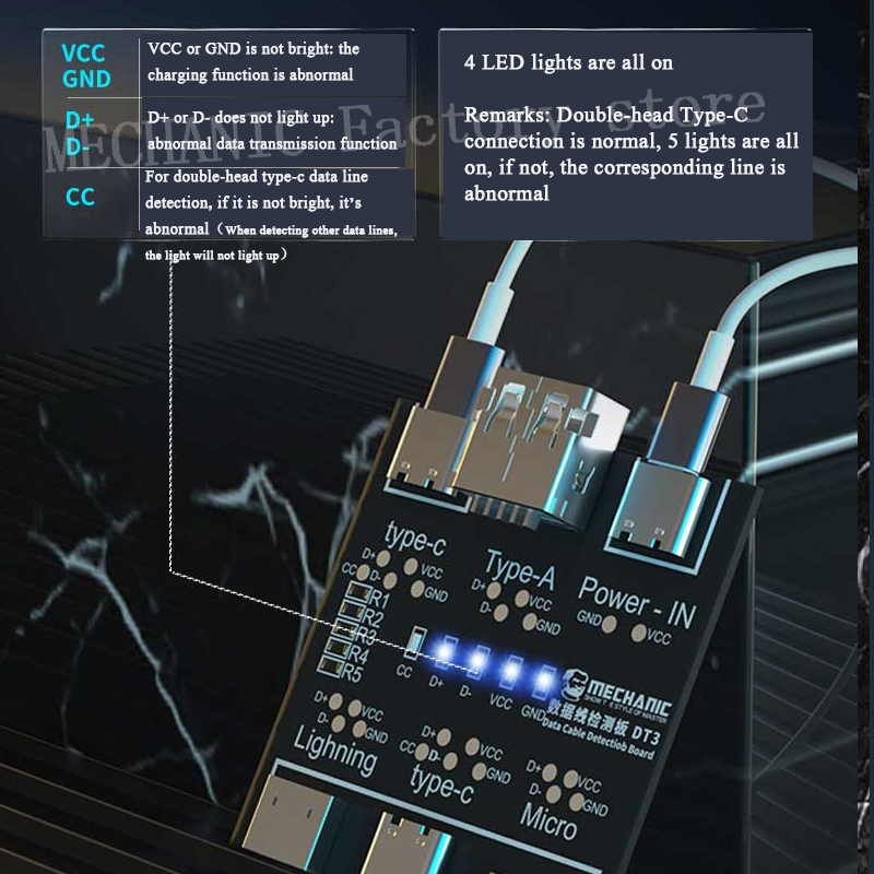 MECHANIC DT3 Data Cable Detect - đánh giá và giá Mechanical Switch Tester