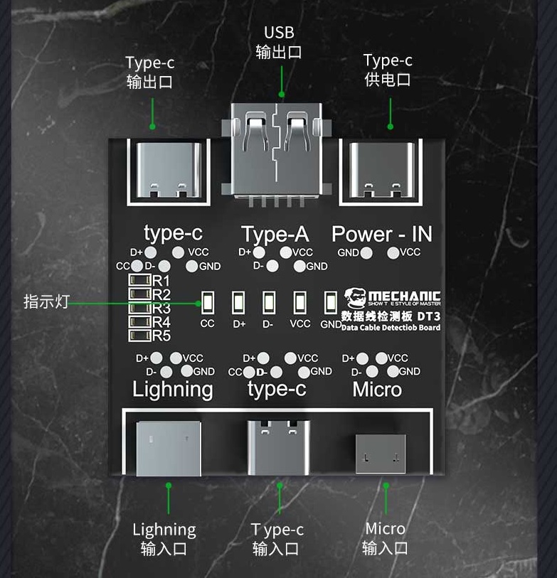 MECHANIC DT3 Data Cable Detect - đánh giá và giá Mechanical Switch Tester