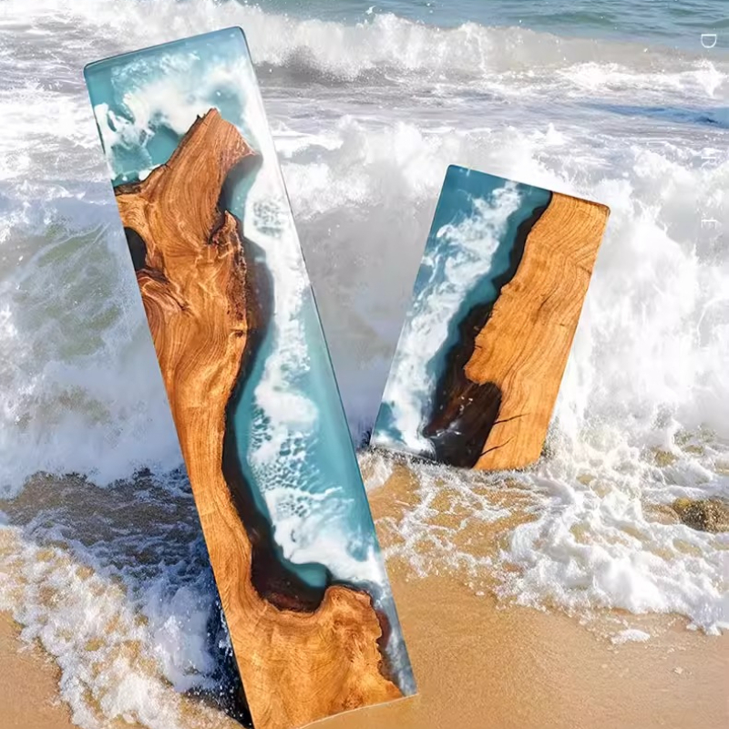 Handcrafted Ocean Wave Resin W - đánh giá và giá Wrist Rest Wood