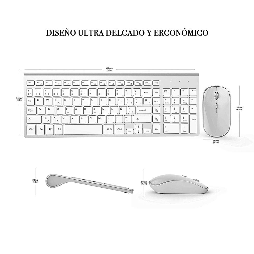Wireless Keyboard Mouse Spanis - đánh giá và giá Gaming Keyboard Extension