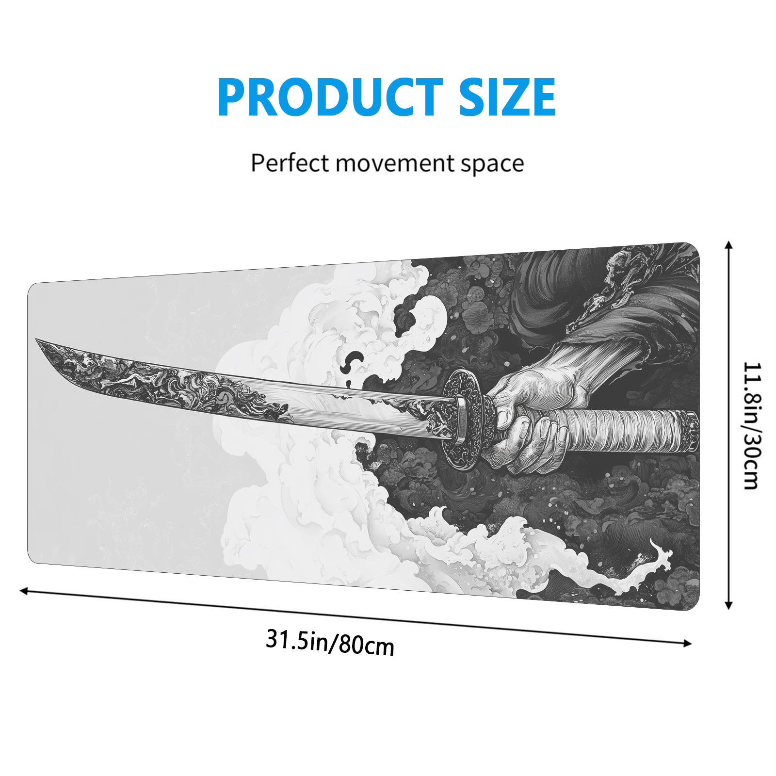 Black And White Comic Wind Swo - đánh giá và giá Gaming Keyboard Mouse