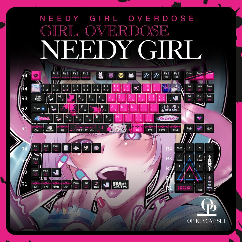Anchor Girl Heavy Dependence 2 - đánh giá và giá Keyboard Gaming Transparent