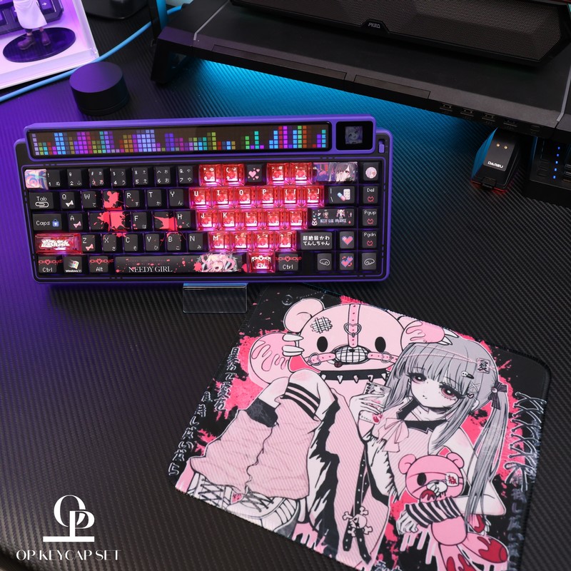 Anchor Girl Heavy Dependence 2 - đánh giá và giá Keyboard Gaming Transparent